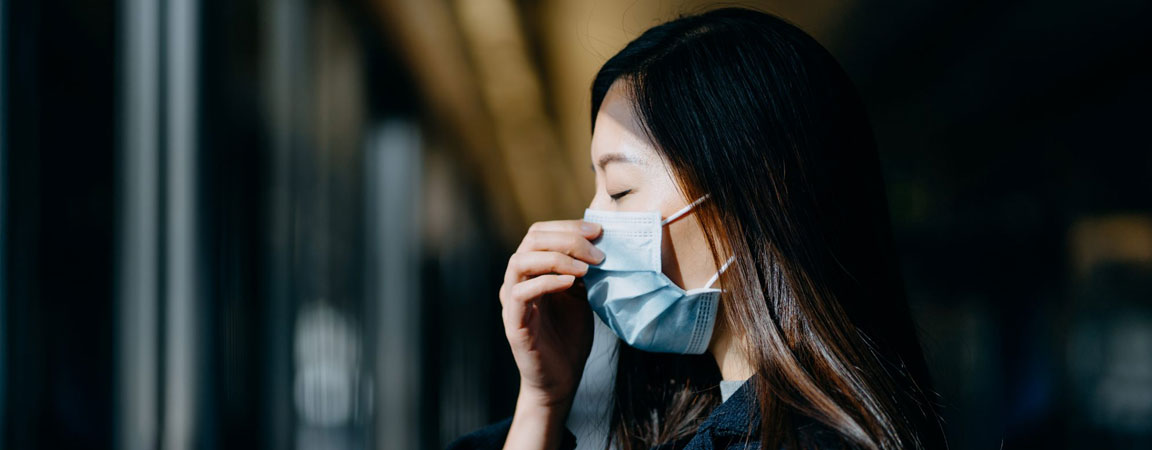Skin problems can develop beneath your mask.