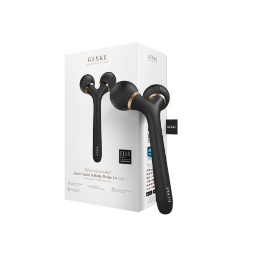 Geske SmartAppGuided™ Sonic Face & Body Roller | 4 in 1