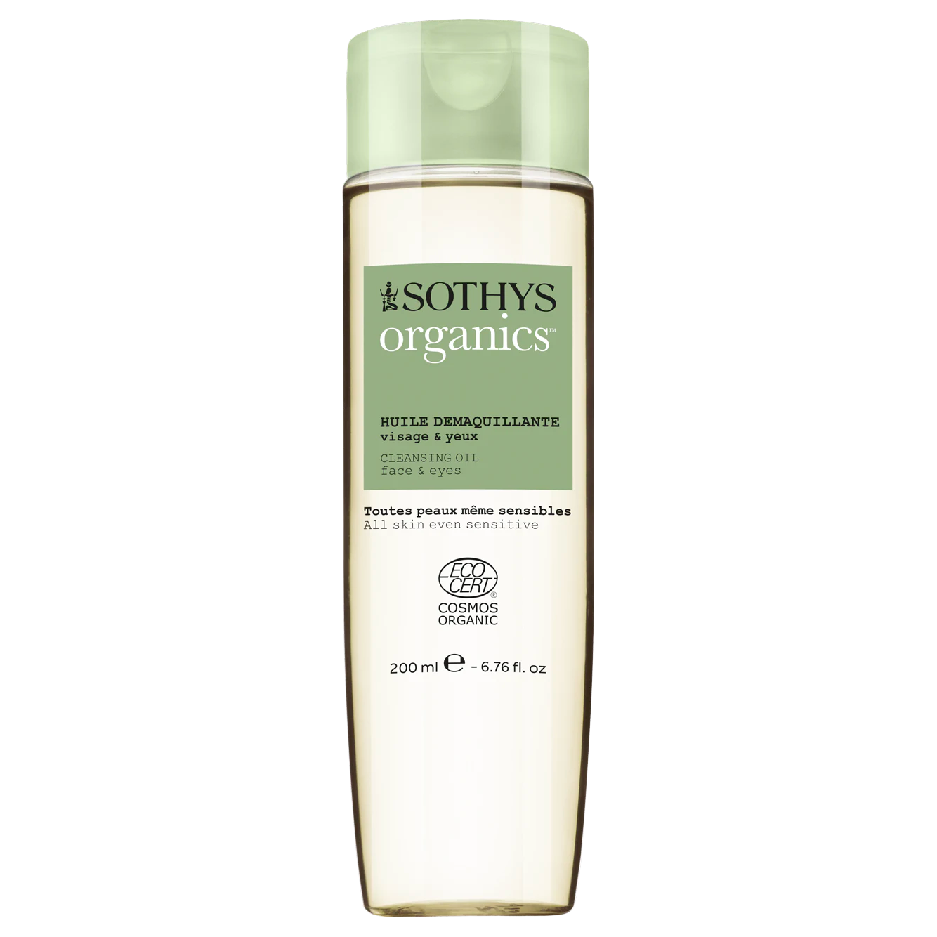 Sothys Organics Cleansing Oil face and eyes 200mil